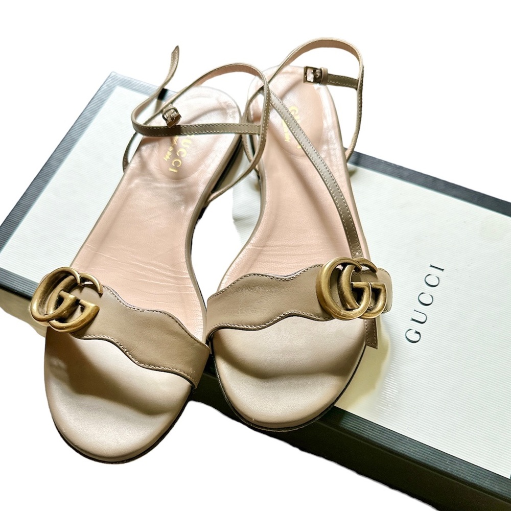Gucci Marmont Double G Sandals